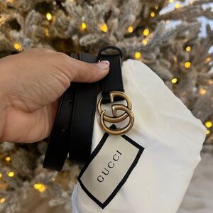 Gucci GG Marmont thin belt